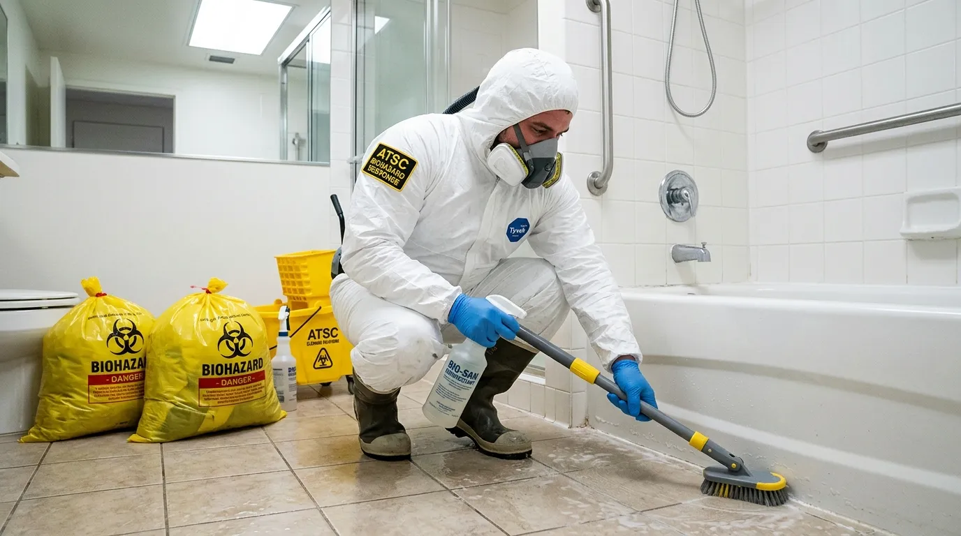 Decontamination equipment deployed for Blood Cleanup in Rehoboth